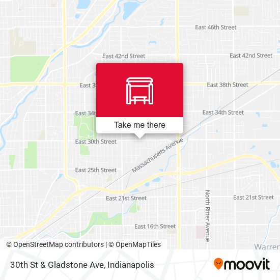 Mapa de 30th St & Gladstone Ave