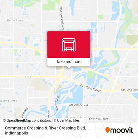Commerce Crossing & River Crossing Blvd map