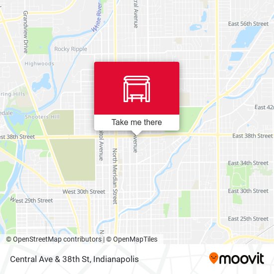 Mapa de Central Ave & 38th St
