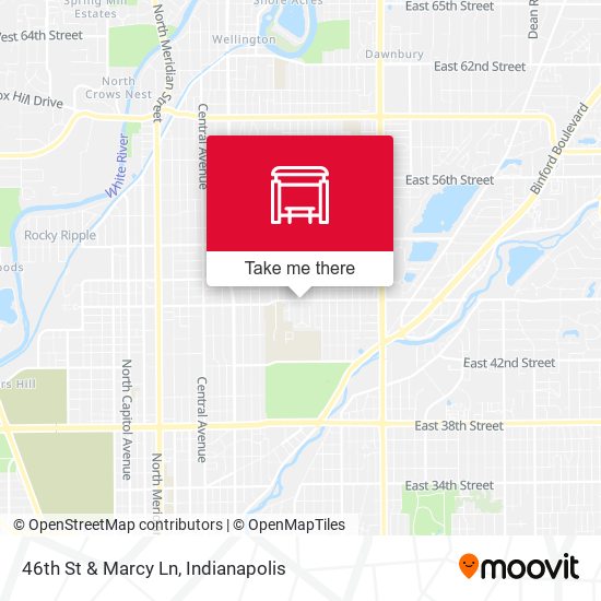Mapa de 46th St & Marcy Ln