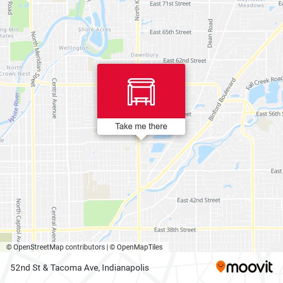 52nd St & Tacoma Ave map