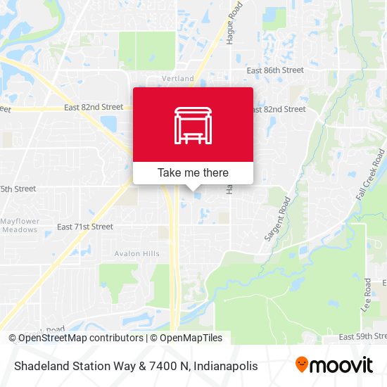 Mapa de Shadeland Station Way & 7400 N