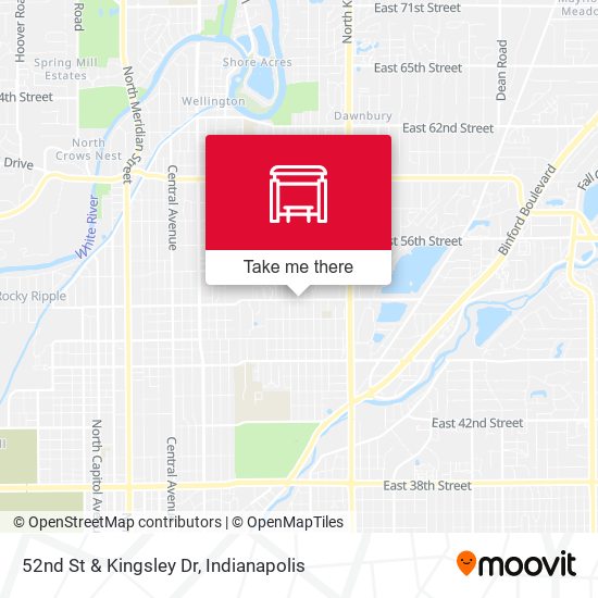 52nd St & Kingsley Dr map