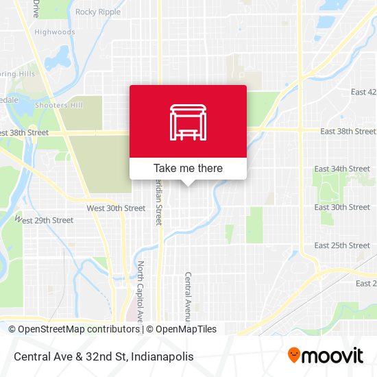 Mapa de Central Ave & 32nd St
