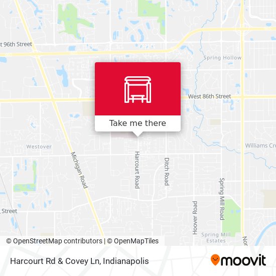 Harcourt Rd & Covey Ln map