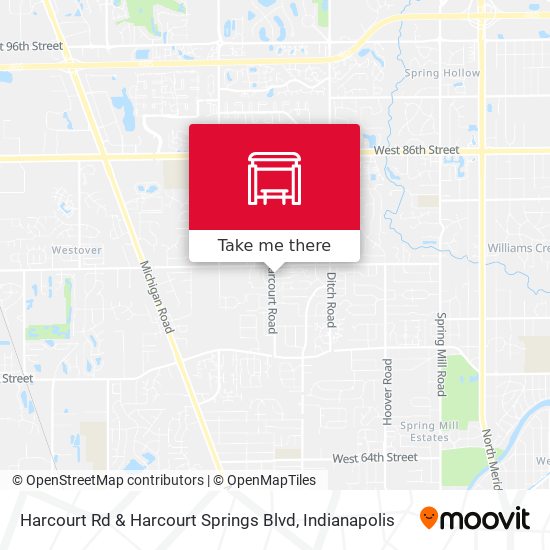 Mapa de Harcourt Rd & Harcourt Springs Blvd