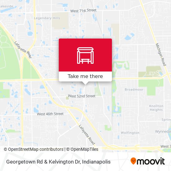 Georgetown Rd & Kelvington Dr map