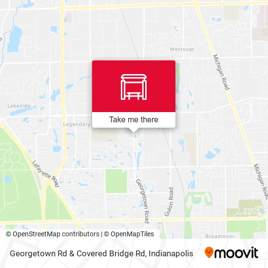 Georgetown Rd & Covered Bridge Rd map