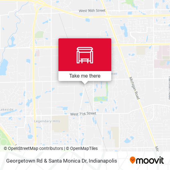 Georgetown Rd & Santa Monica Dr map