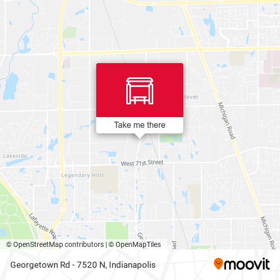Georgetown Rd - 7520 N map