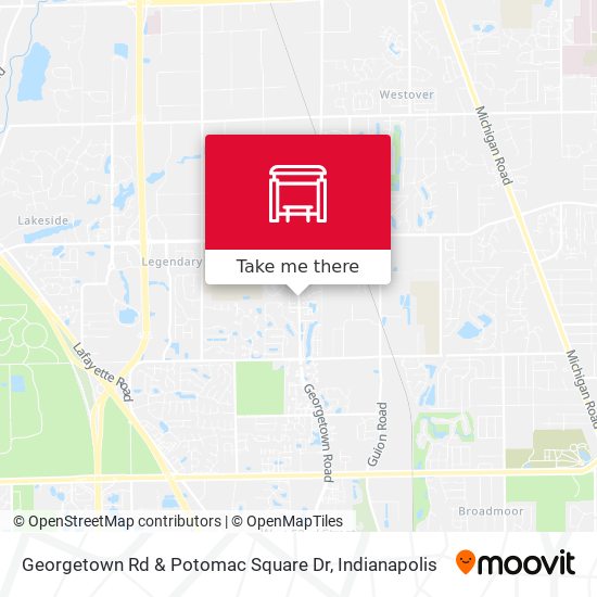 Georgetown Rd & Potomac Square Dr map