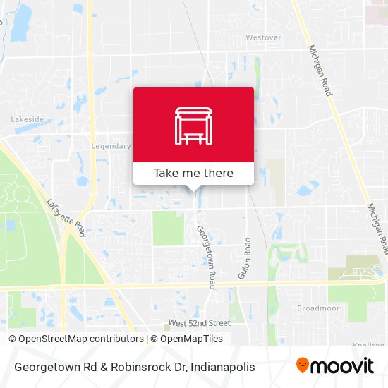 Mapa de Georgetown Rd & Robinsrock Dr