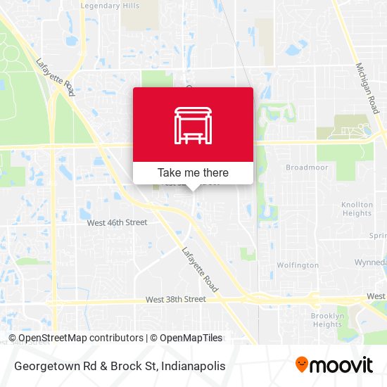 Georgetown Rd & Brock St map