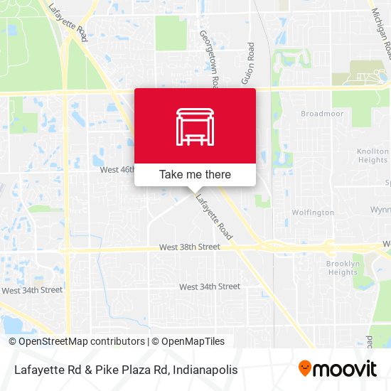Lafayette Rd & Pike Plaza Rd map