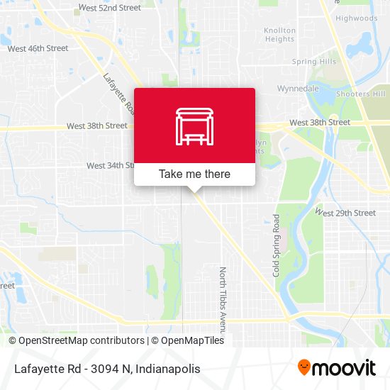 Lafayette Rd - 3094 N map