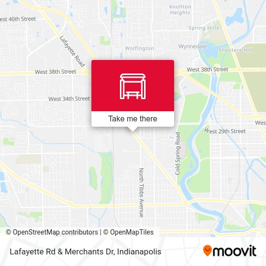 Lafayette Rd & Merchants Dr map