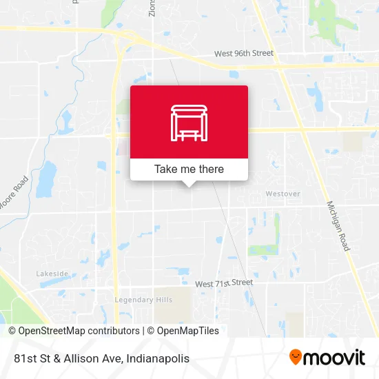 Mapa de 81st St & Allison Ave