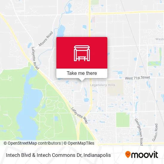 Mapa de Intech Blvd & Intech Commons Dr