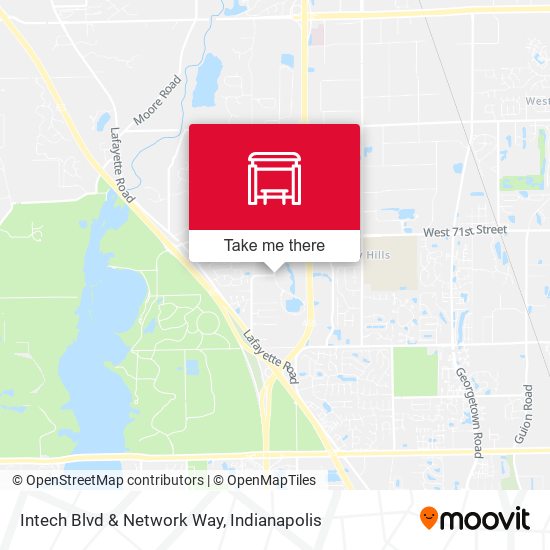 Intech Blvd & Network Way map