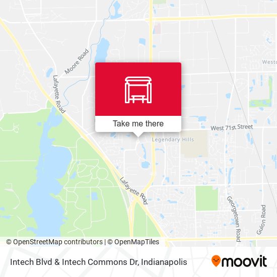 Intech Blvd & Intech Commons Dr map