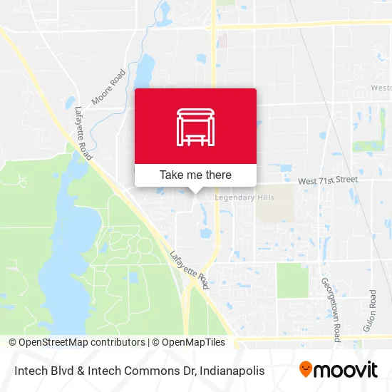 Intech Blvd & Intech Commons Dr map