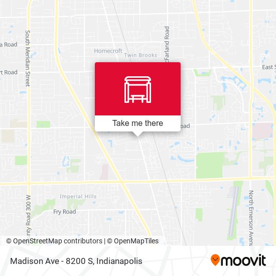 Madison Ave - 8200 S map