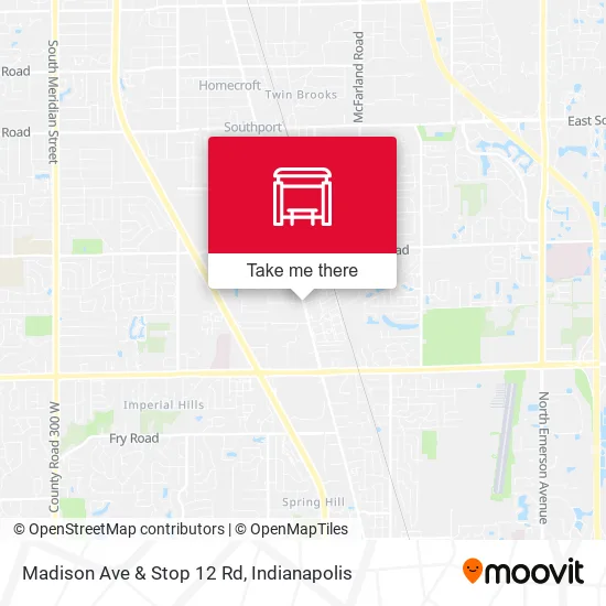 Mapa de Madison Ave & Stop 12 Rd