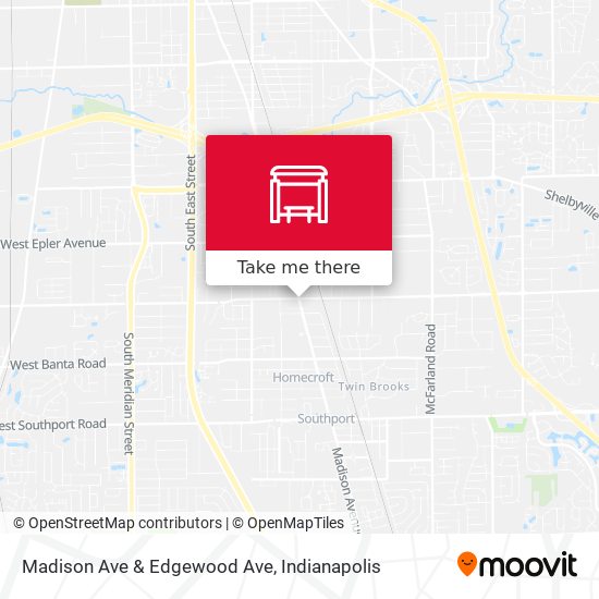 Madison Ave & Edgewood Ave map