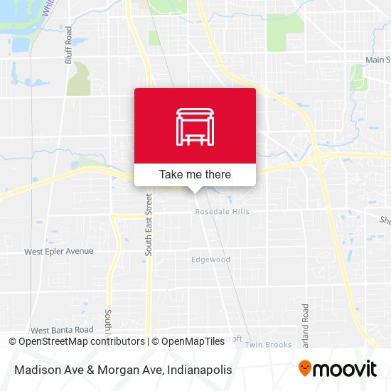 Madison Ave & Morgan Ave map