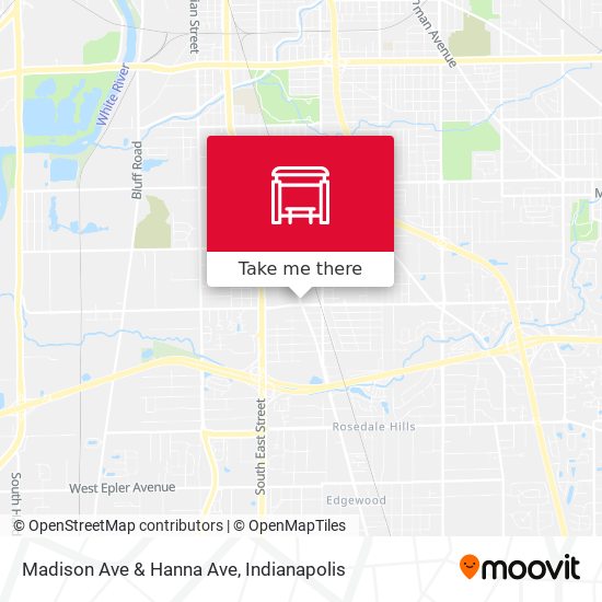 Madison Ave & Hanna Ave map