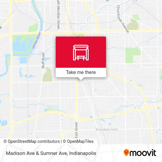 Madison Ave & Sumner Ave map