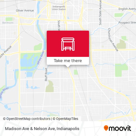 Madison Ave & Nelson Ave map