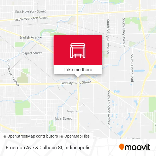 Mapa de Emerson Ave & Calhoun St