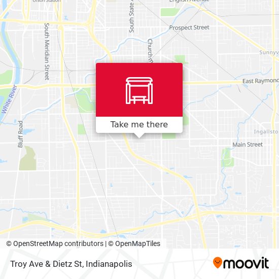 Mapa de Troy Ave & Dietz St