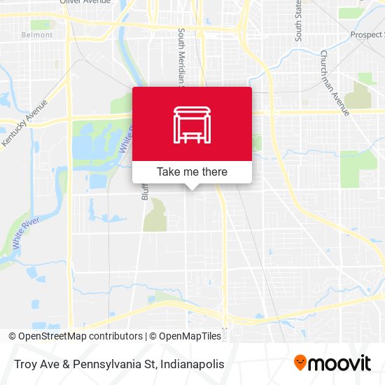 Mapa de Troy Ave & Pennsylvania St
