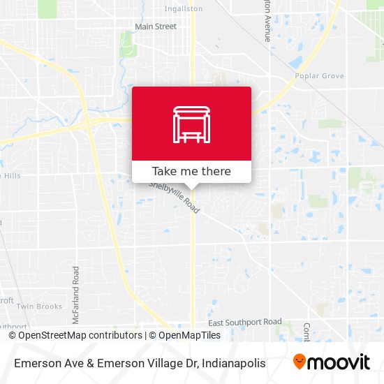 Emerson Ave & Emerson Village Dr map