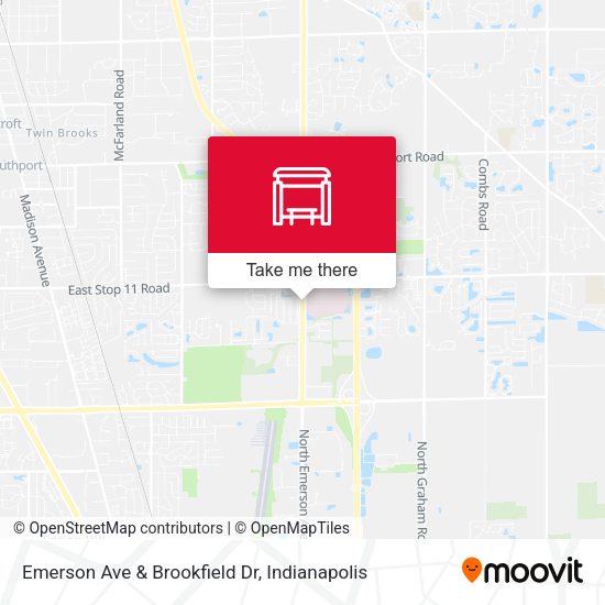 Mapa de Emerson Ave & Brookfield Dr