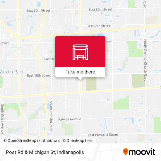 Mapa de Post Rd & Michigan St