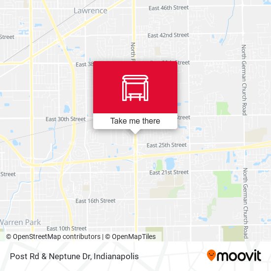 Mapa de Post Rd & Neptune Dr