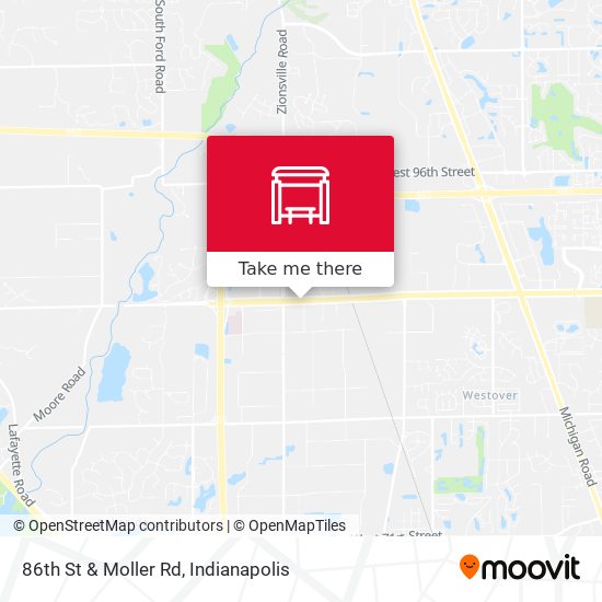 Mapa de 86th St & Moller Rd
