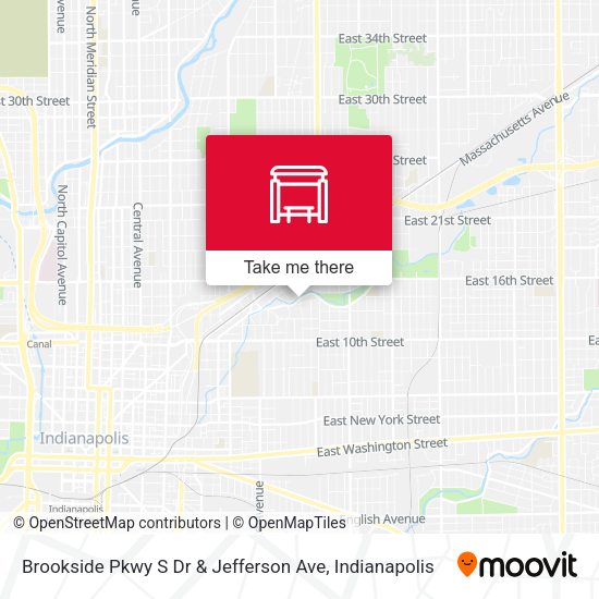 Brookside Pkwy S Dr & Jefferson Ave map