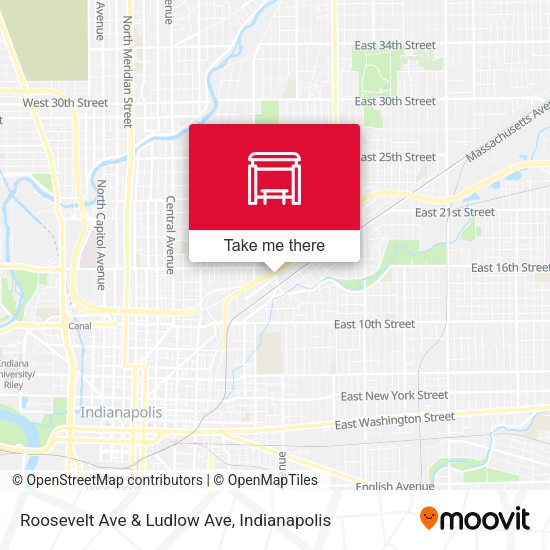 Mapa de Roosevelt Ave & Ludlow Ave