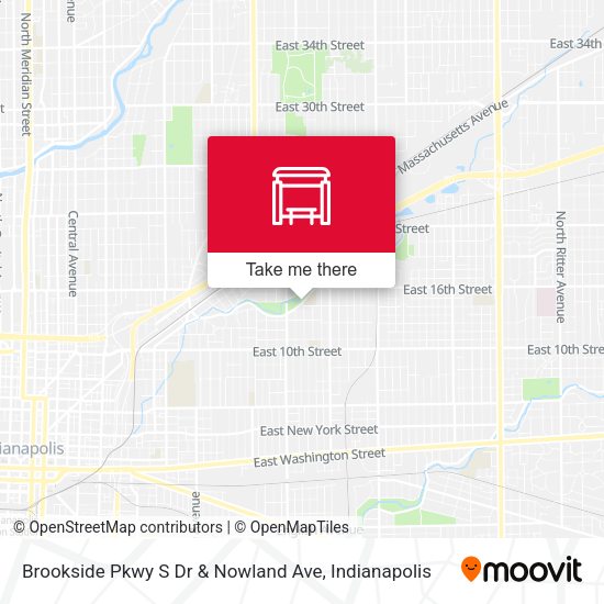 Mapa de Brookside Pkwy S Dr & Nowland Ave