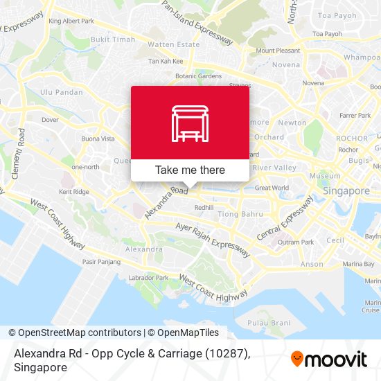 Alexandra Rd - Opp Cycle & Carriage (10287) map