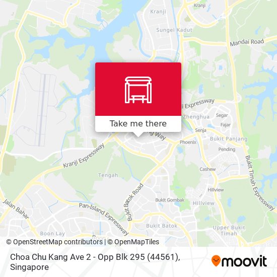 Choa Chu Kang Ave 2 - Opp Blk 295 (44561) map