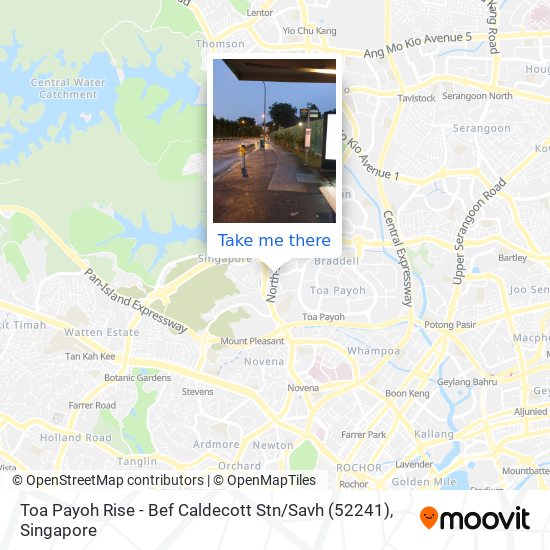 Toa Payoh Rise - Bef Caldecott Stn / Savh (52241)地图