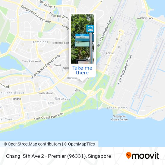Changi Sth Ave 2 - Premier (96331) map