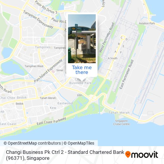 Changi Business Pk Ctrl 2 - Standard Chartered Bank (96371) map