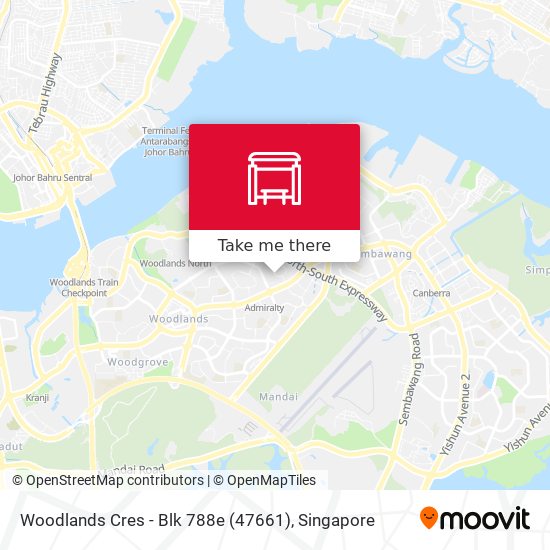 Woodlands Cres - Blk 788e (47661)地图