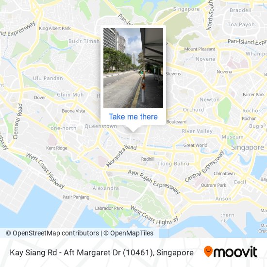 Kay Siang Rd - Aft Margaret Dr (10461) map